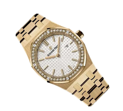 Audemars Piguet Royal Oak ? Gold-Tone & Off White