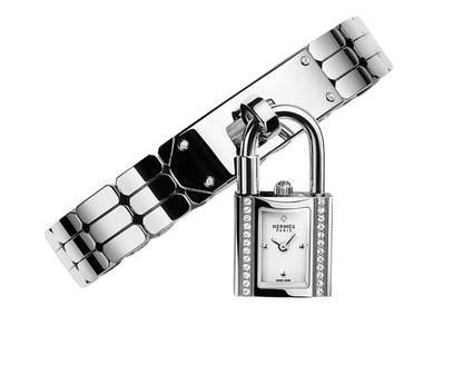 Hermes Kelly Mini Ladies Watch ? Silver Tone