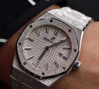 Audemars Piguet Royal Oak Mini Frosted White Quartz