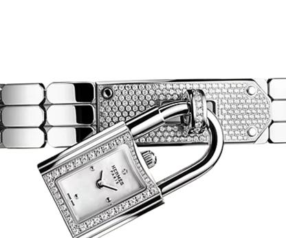 Hermes Kelly Ladies Watch ? Diamond Detail