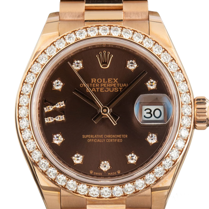 Rolex Lady-Datejust ? Everose Tone & Diamond Detail