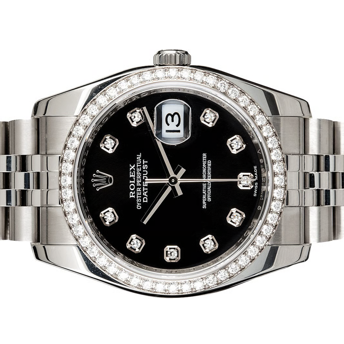 Rolex Lady-Datejust ? Black Dial & Diamond Bezel