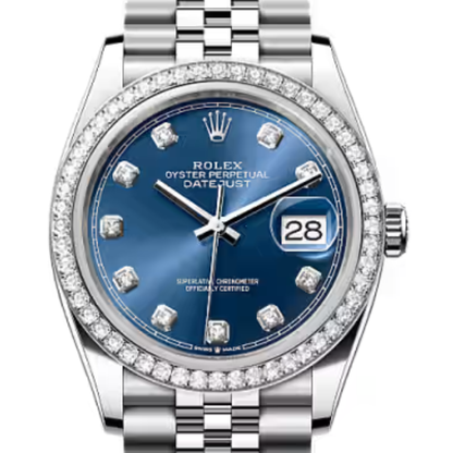 Rolex Lady-Datejust ? Blue Dial & Diamond Detail
