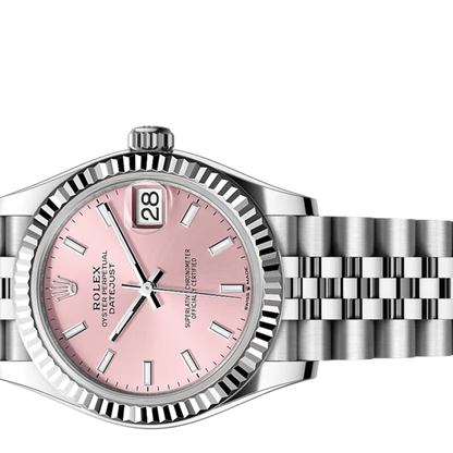 Rolex Lady-Datejust ? Pink Dial, White Gold Tone
