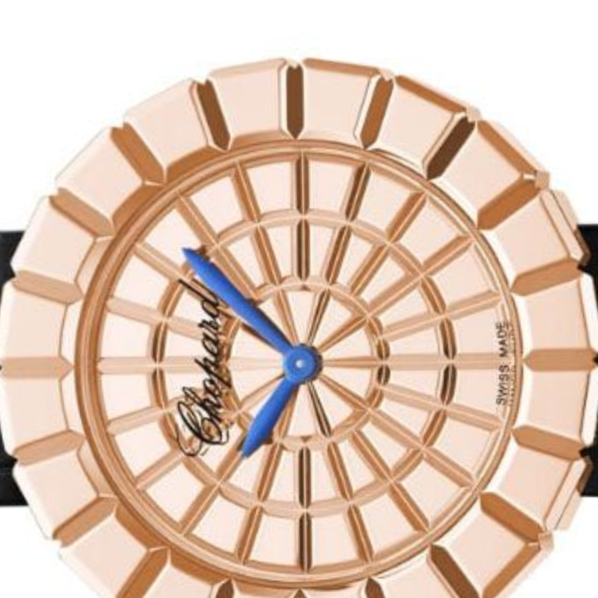 Chopard Ladies Watch ? Mosaic Dial & Textured Leather Strap