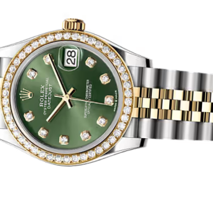Rolex Lady-Datejust ? Olive Green Dial, Two Tone