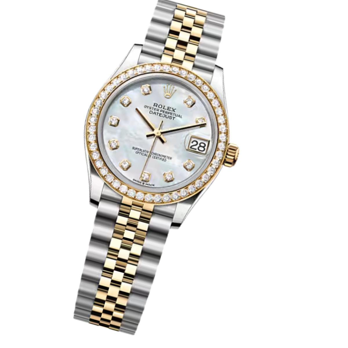 Rolex Lady-Datejust ? White Dial & Diamond Detail