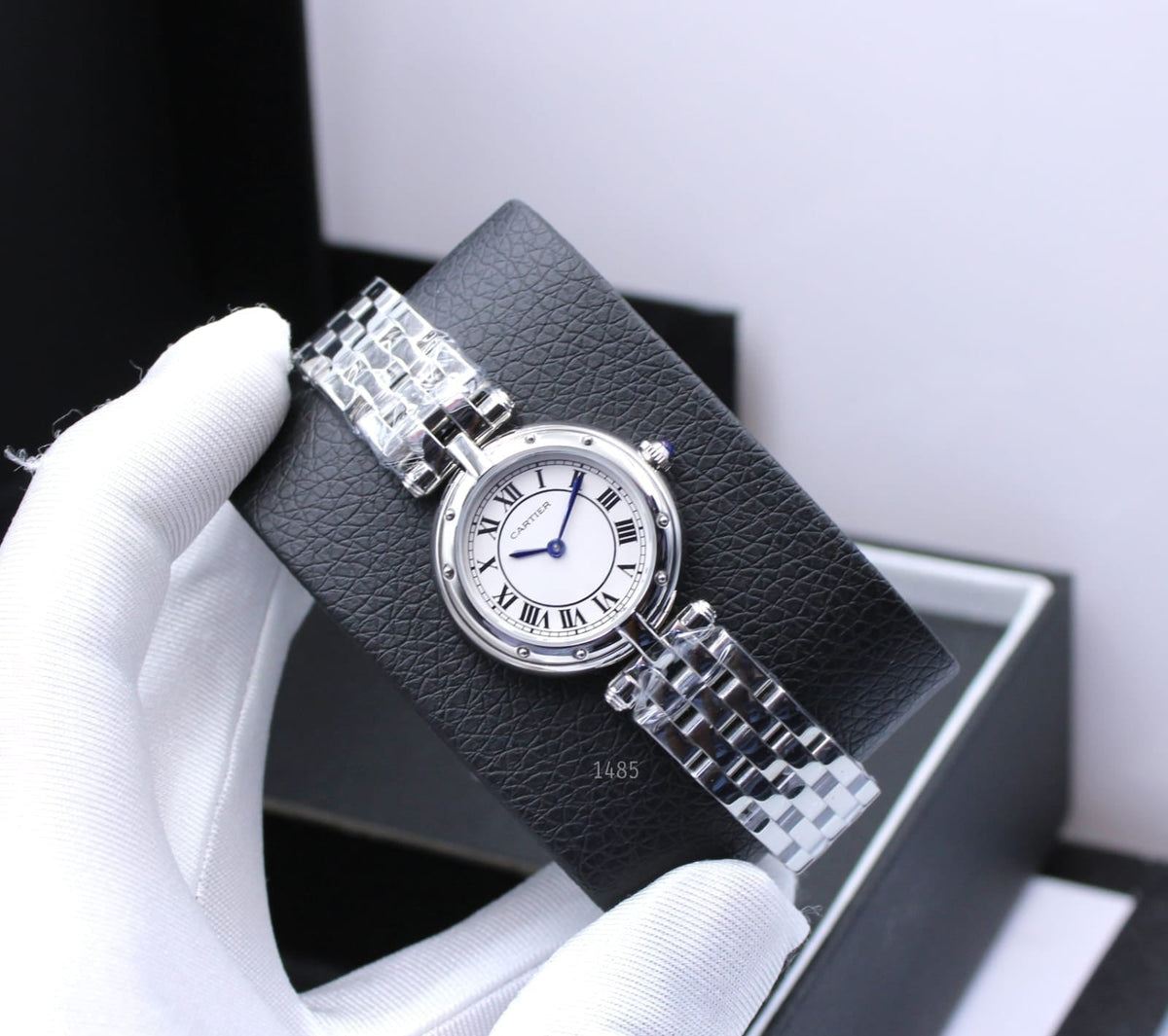 Cartier Panthere Ladies Watch ? White Gold Tone