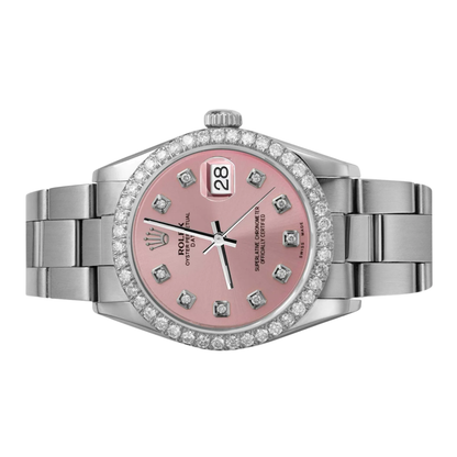Rolex Lady-Datejust ? Pink Diamond Dial & Diamond Bezel