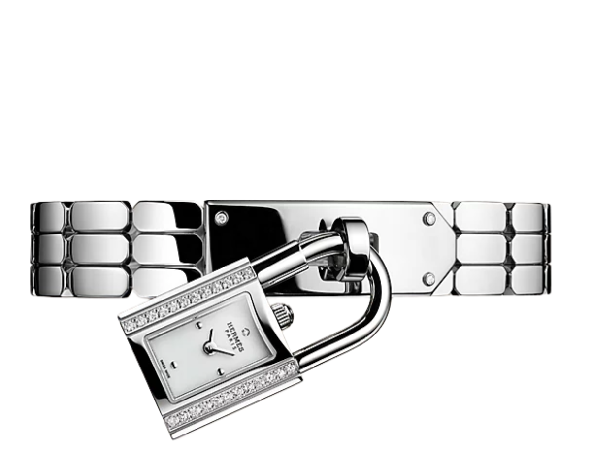 Hermes Kelly Mini Ladies Watch ? Silver Tone