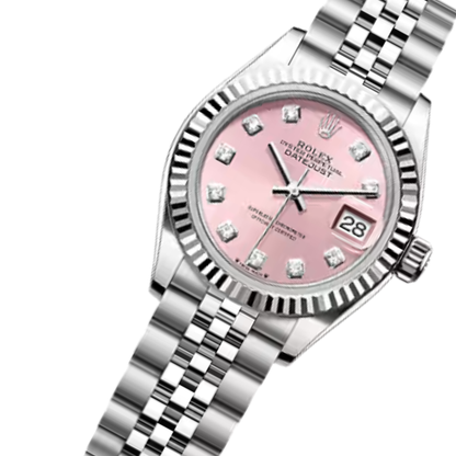 Rolex Lady-Datejust ? Pink Sunray Dial, Steel Tone