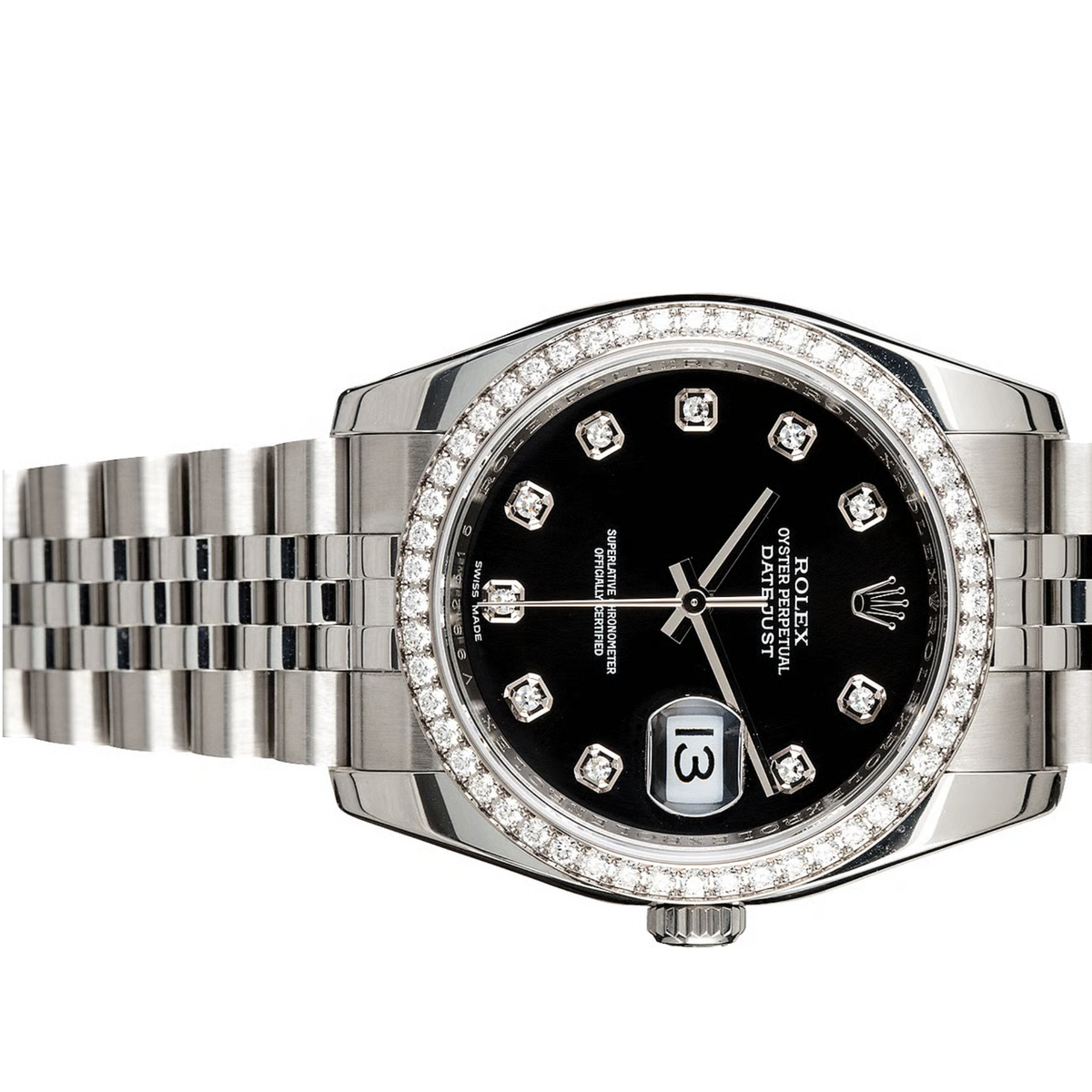 Rolex Lady-Datejust ? Black Dial & Diamond Bezel