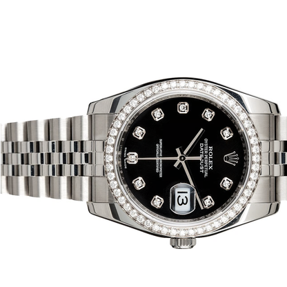 Rolex Lady-Datejust ? Black Dial & Diamond Bezel