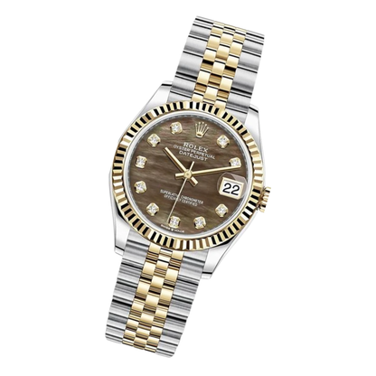 Rolex Lady-Datejust ? Two Tone & Dark Grey Dial