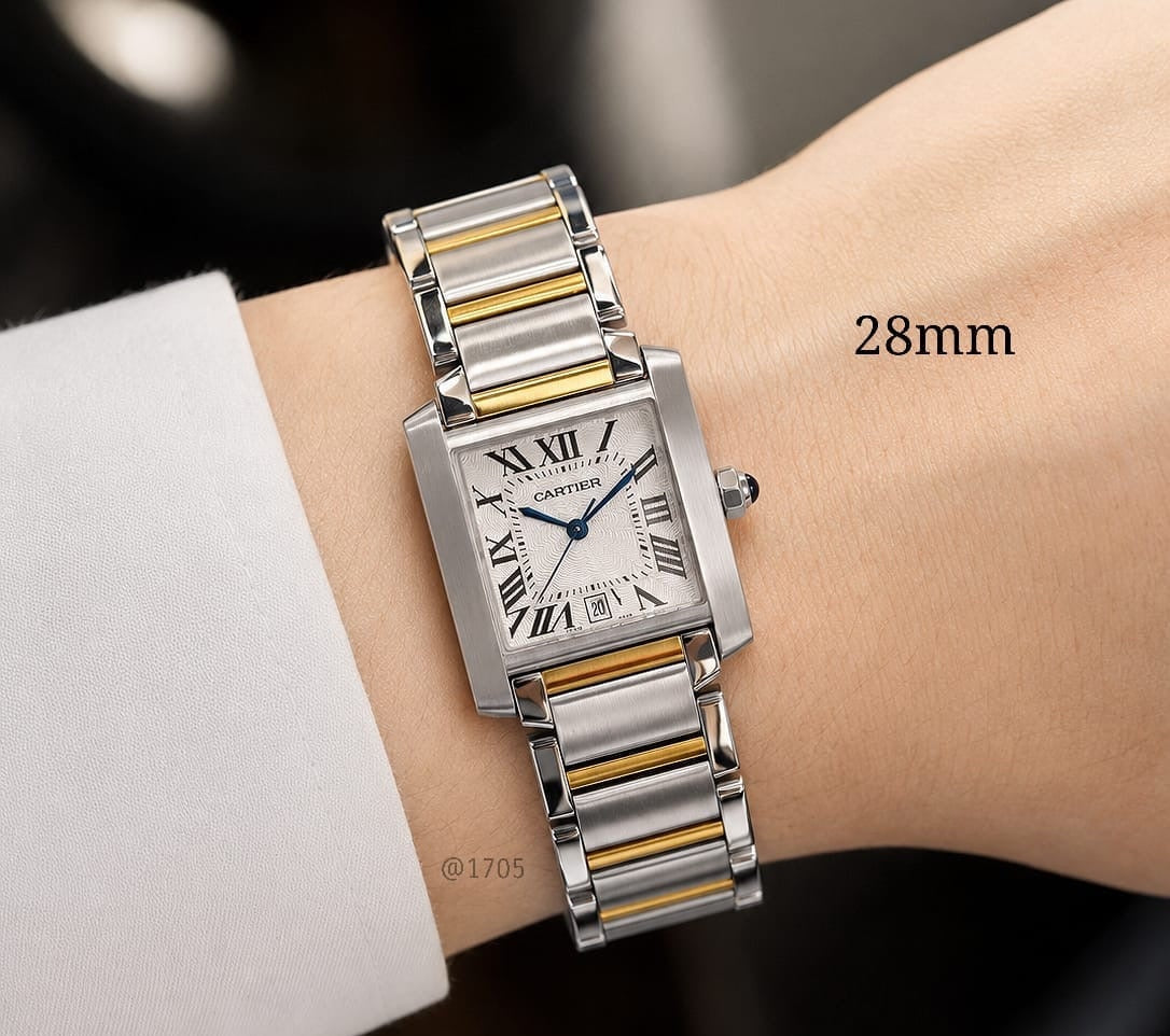 Cartier Tank Fran‡aise Ladies Watch ? Two Tone