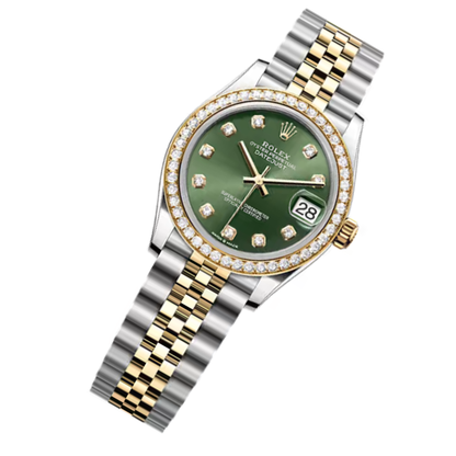 Rolex Lady-Datejust ? Olive Green Dial, Two Tone