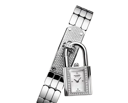 Hermes Kelly Ladies Watch ? Diamond Detail