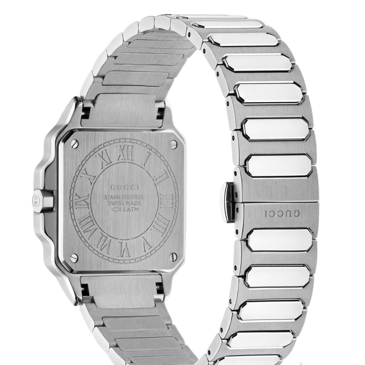 Gucci G-Flat Ladies Watch ? Silver Dial