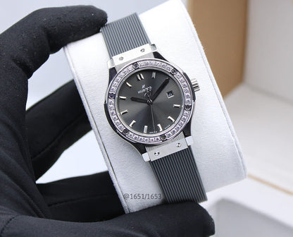 Hublot Classic Fusion Ladies Watch ? Racing Grey & Diamond Detail