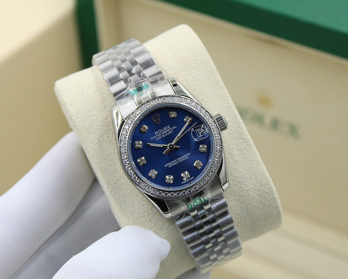 Rolex Lady-Datejust ? Blue Dial & Diamond Detail