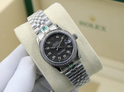 Rolex Lady-Datejust ? Black Dial & Diamond Bezel