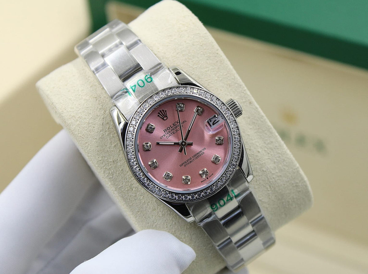 Rolex Lady-Datejust ? Pink Diamond Dial & Diamond Bezel