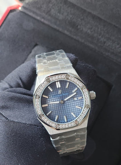 Audemars Piguet Royal Oak ? Silver & Royal Blue
