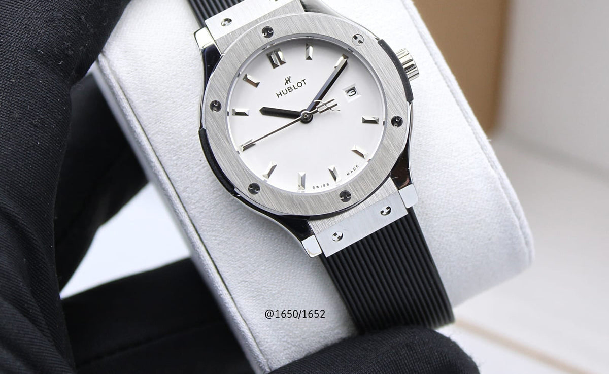 Hublot Classic Fusion Ladies Watch ? Titanium Tone & Opaline Dial