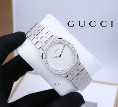 Gucci 25H Ladies Watch ? Silver Tone