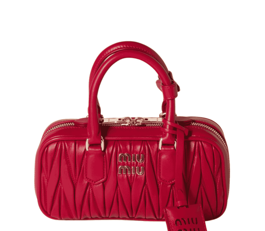 Miu Miu Arcadie Matelassé Nappa Leather Mini-Bag