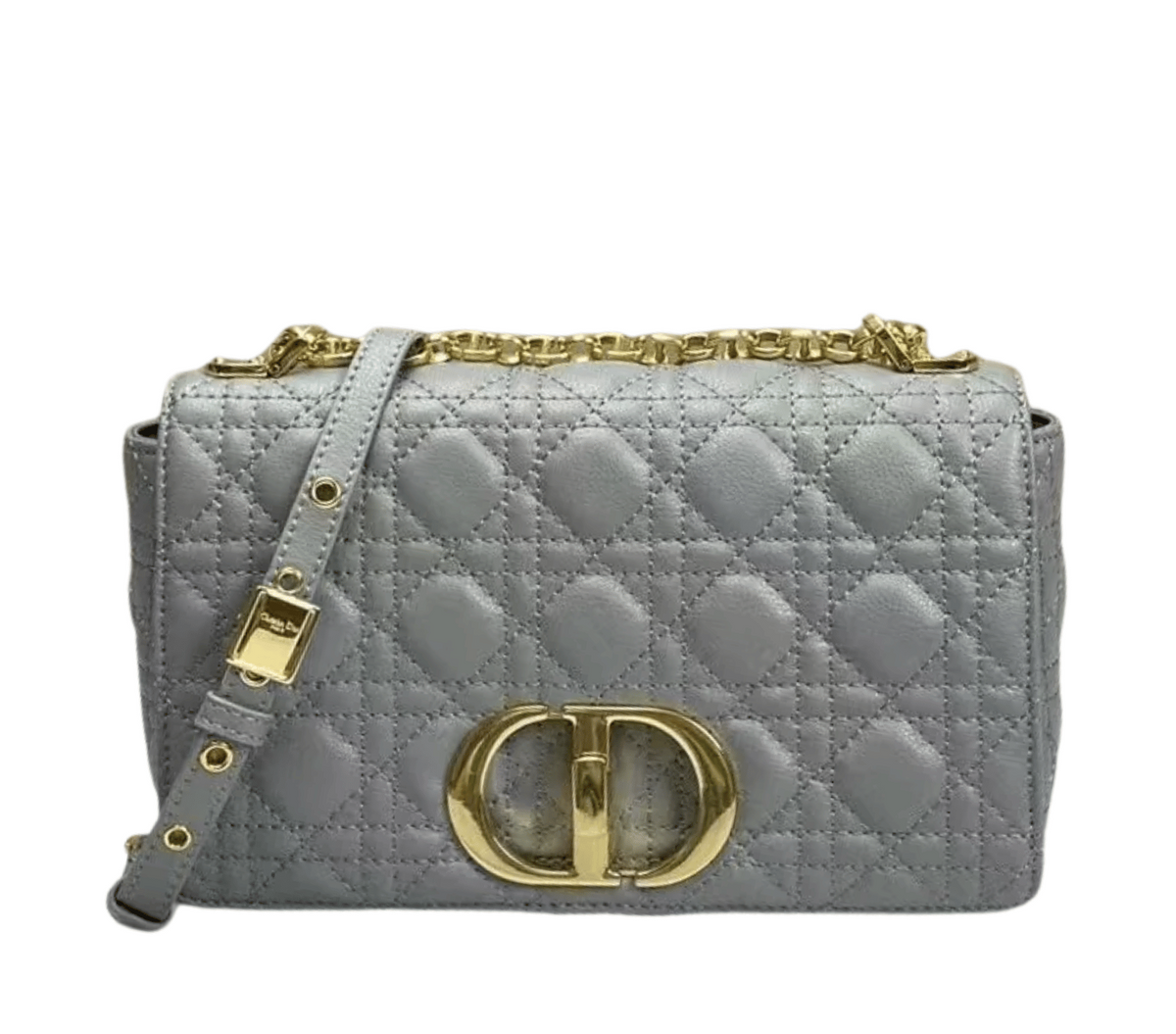 Dior Medium Caro Bag grey