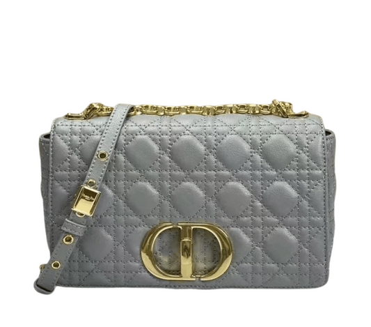 Dior Medium Caro Bag grey