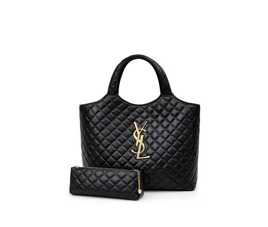 Saint Laurent Icare Maxi Quilted Black
