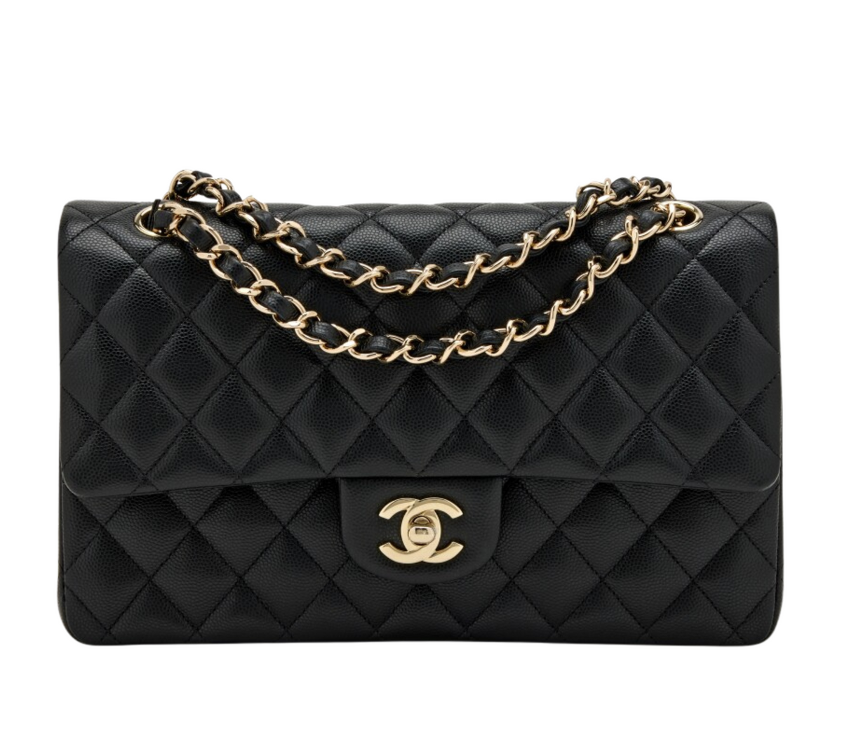 Chanel Classic Flap Bag Black Calfskin