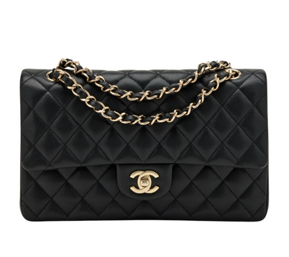 Chanel Classic Flap Bag Black Calfskin