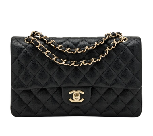 Chanel Classic Flap Bag Black Calfskin