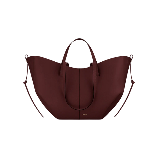 Polène Cyme Tote Bag – Black Cherry