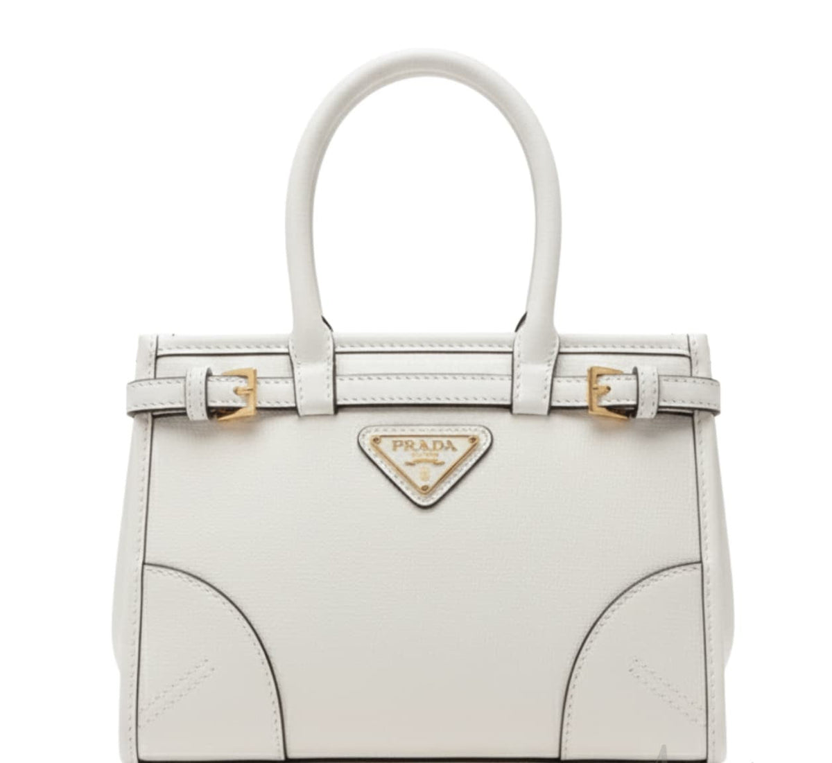 Prada Mini Bonnie Leather Tote Bag