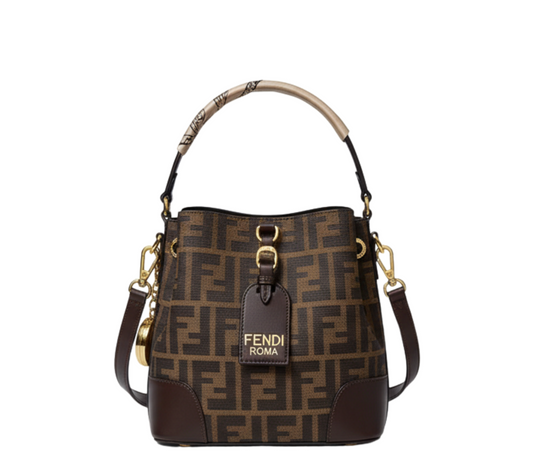 Fendi Boston 365 Medium Brown Black