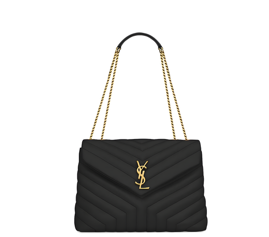 Saint Laurent Loulou Black Golden