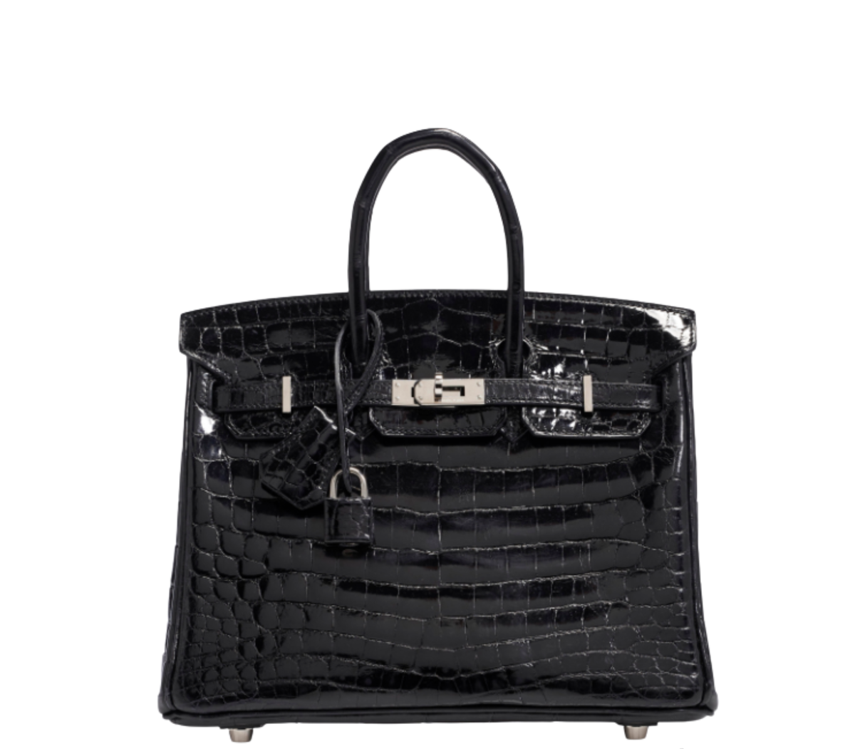 Hermès Bag _ Birkin 35 Crocodile Black Gold Lock