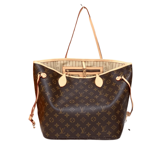 Louis Vuitton Neverfull Tote Brown Hand Bag