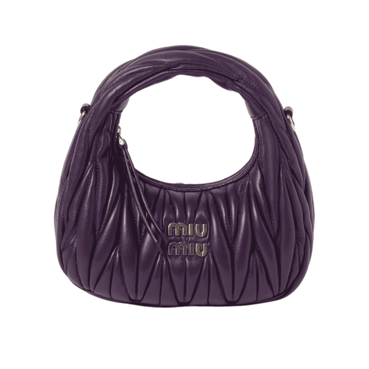 Wander Matelassé Nappa Leather Hobo Mini-Bag
