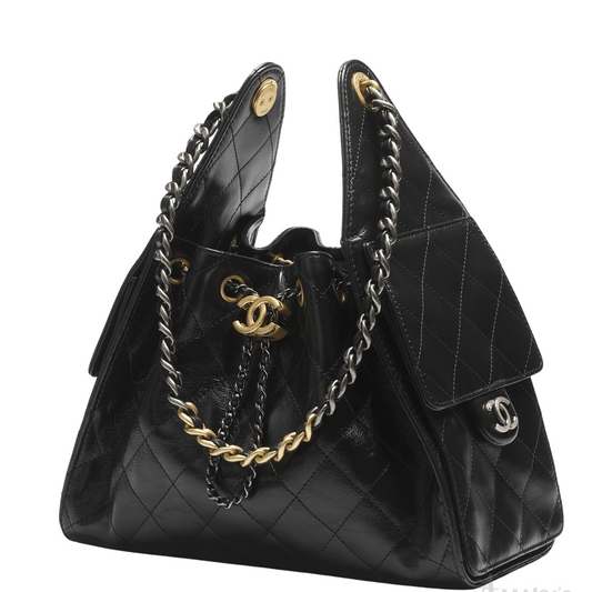 Chanel 25 Medium Handbag Black