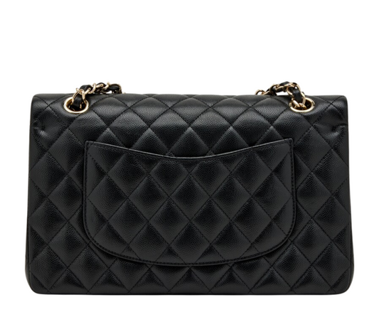 Chanel Classic Flap Bag Black Calfskin