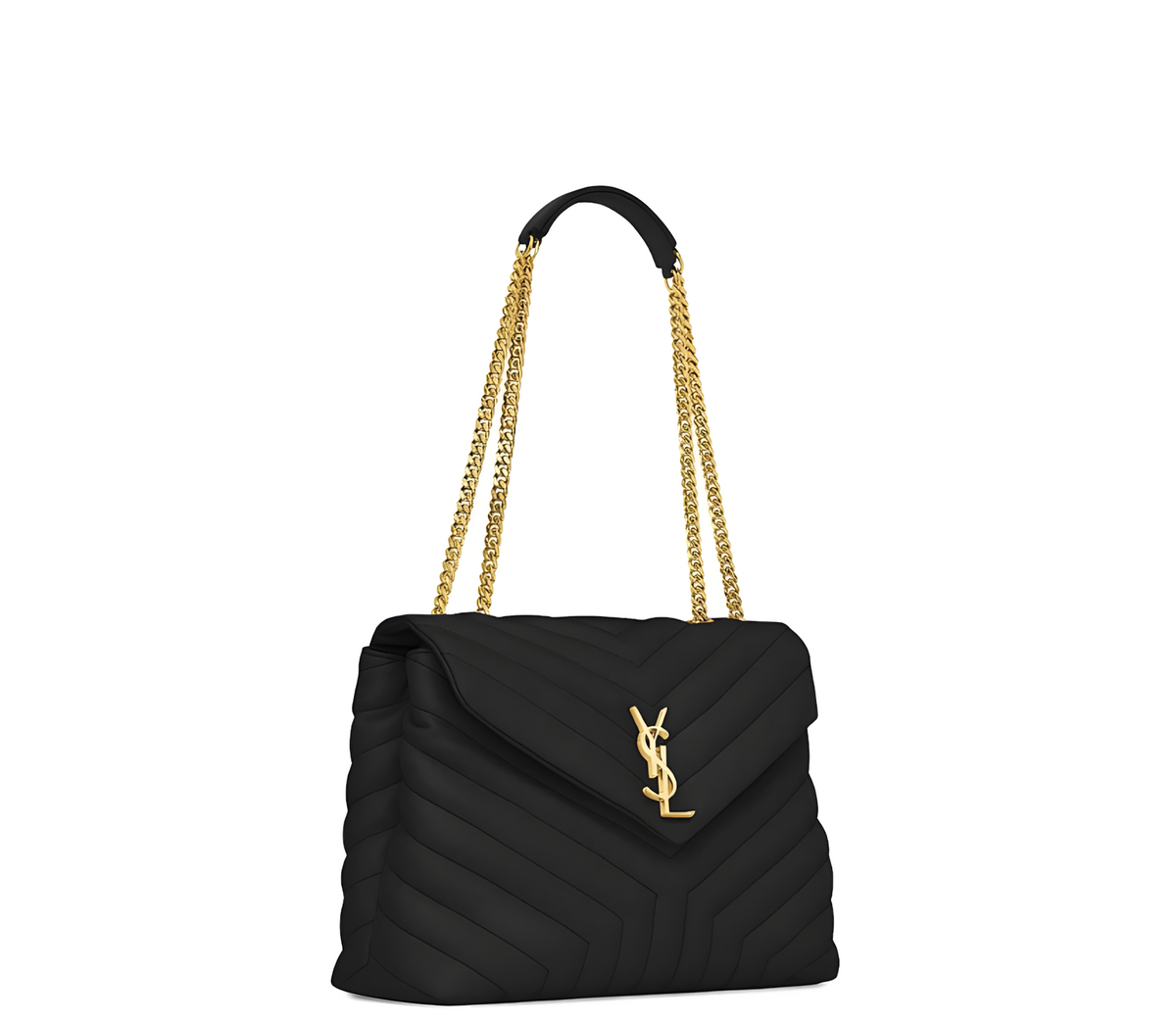 Saint Laurent Loulou Black Golden