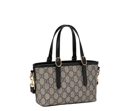 Gucci GG Emblem Tote Bag – Nude & Black
