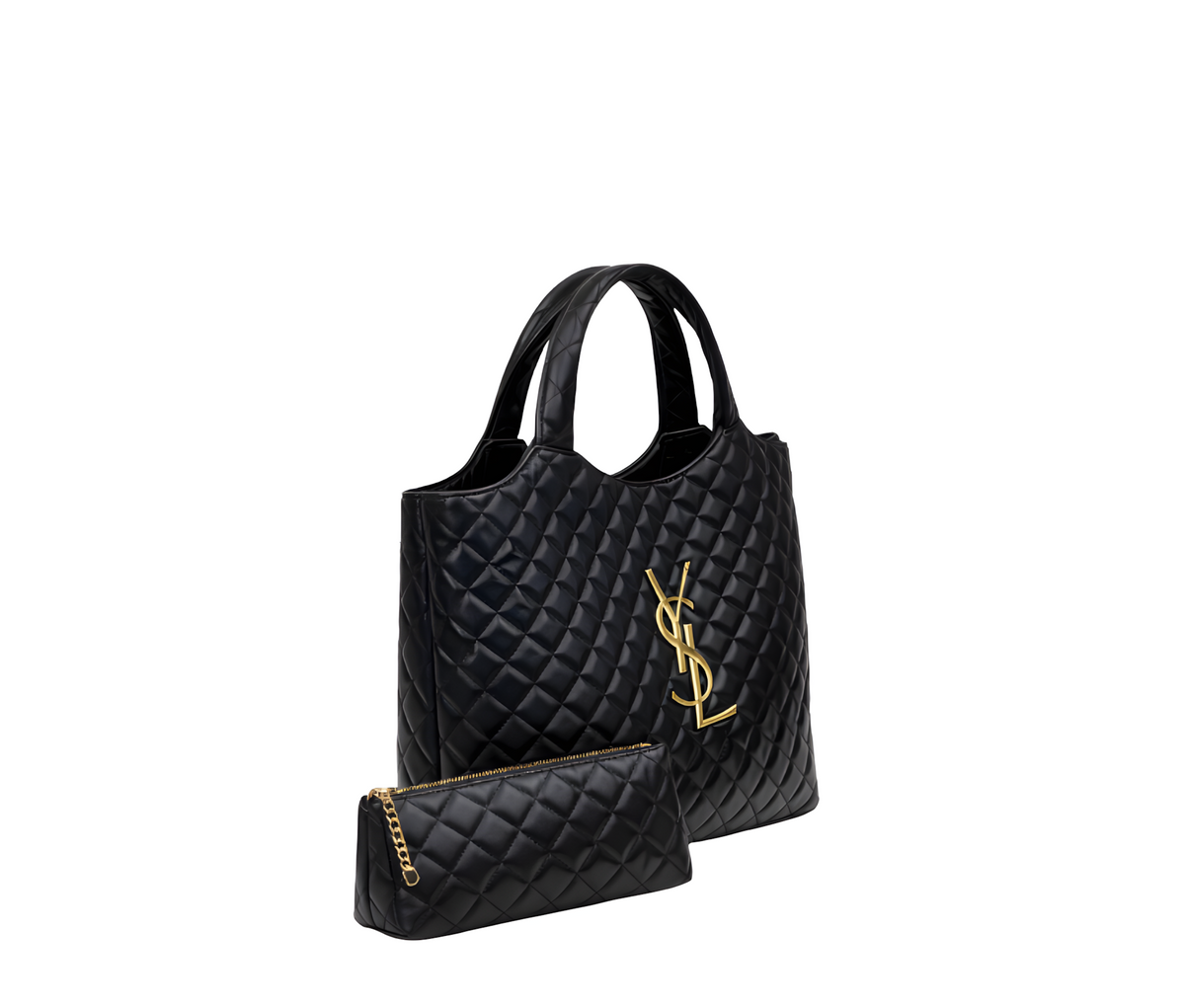 Saint Laurent Icare Maxi Quilted Black