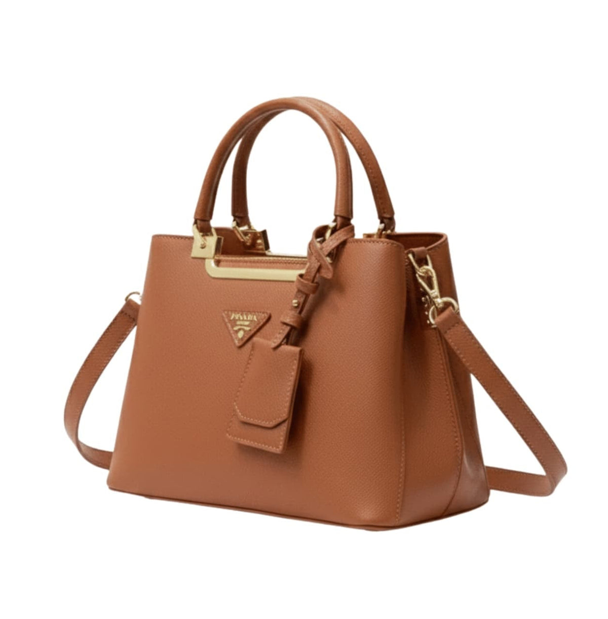 Prada Galleria Saffiano Leather Bag Brown
