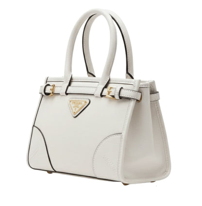 Prada Mini Bonnie Leather Tote Bag